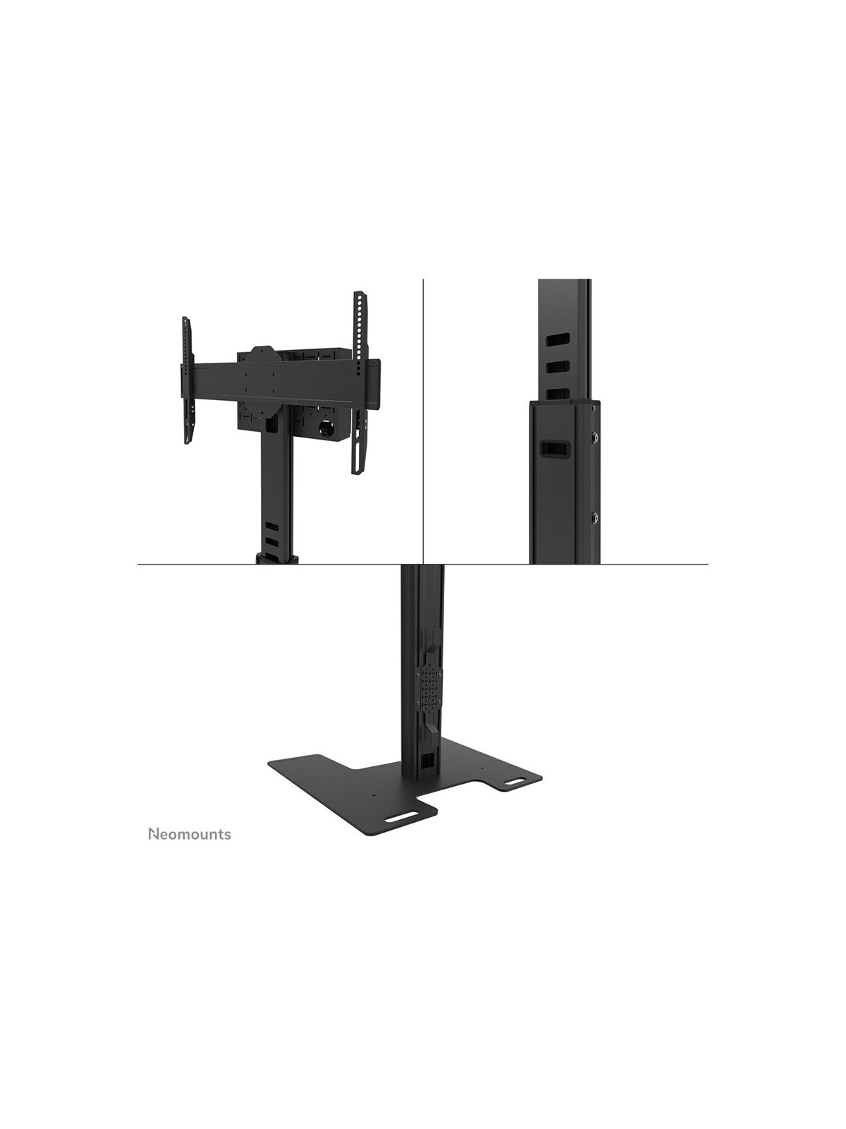 Neomounts Floor stand | FL45S-825BL1 TV floor stand | Adjustable Height, Tilt | 37-75 " | Maximum weight (capacity) 70 kg | Black 11 Neomounts Floor stand | FL45S-825BL1 TV floor stand | Adjustable Height, Tilt | 37-75 " | Maximum weight (capacity) 70 kg | Black 11