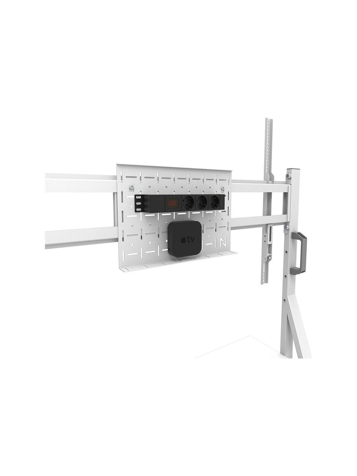 Neomounts Floor stand | FL50-525WH1 TV trolley | Adjustable Height | 55-86 " | Maximum weight (capacity) 76 kg | White 10 Neomounts Floor stand | FL50-525WH1 TV trolley | Adjustable Height | 55-86 " | Maximum weight (capacity) 76 kg | White 10