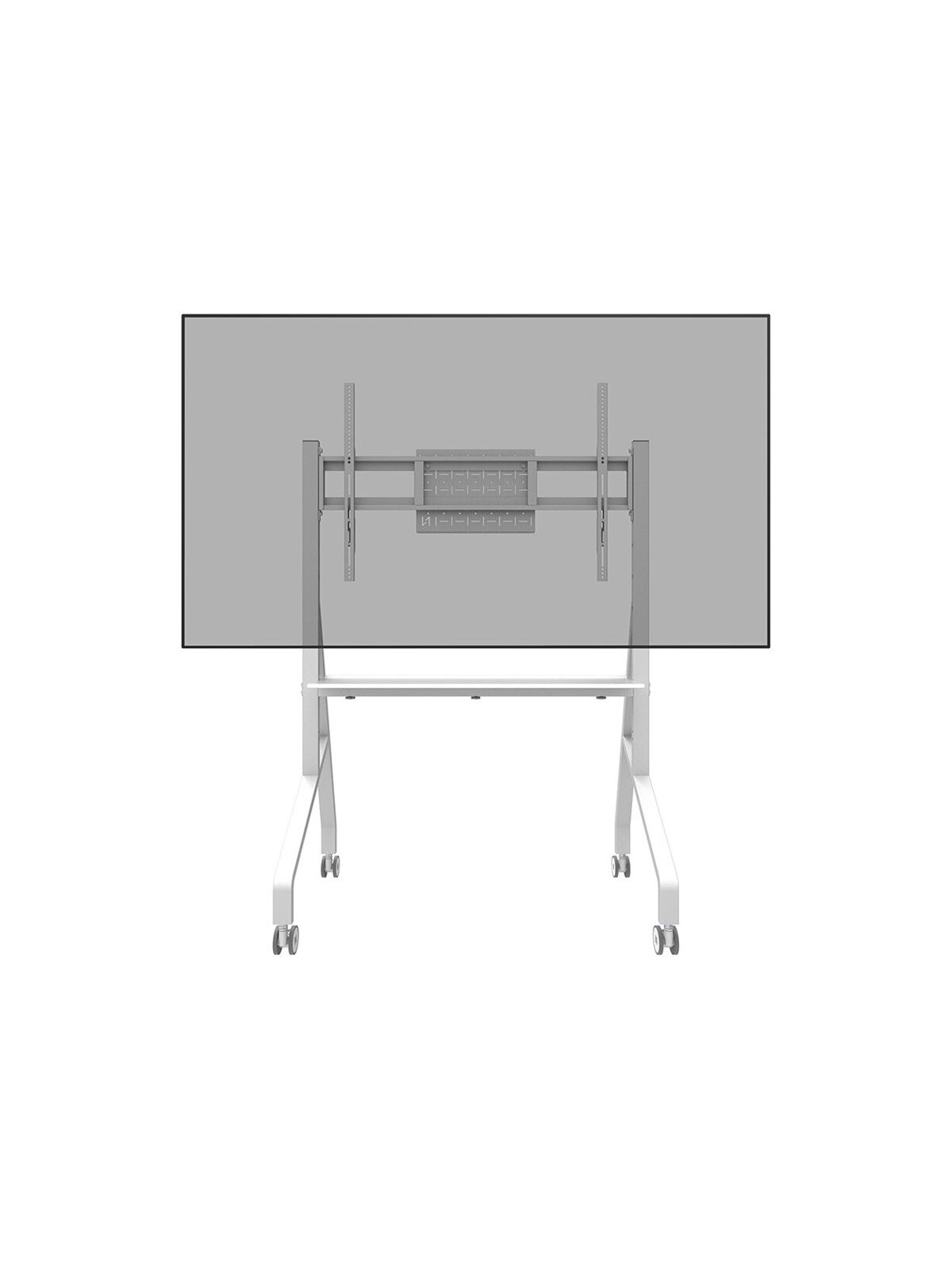 Neomounts Floor stand | FL50-525WH1 TV trolley | Adjustable Height | 55-86 " | Maximum weight (capacity) 76 kg | White 2 Neomounts Floor stand | FL50-525WH1 TV trolley | Adjustable Height | 55-86 " | Maximum weight (capacity) 76 kg | White 2