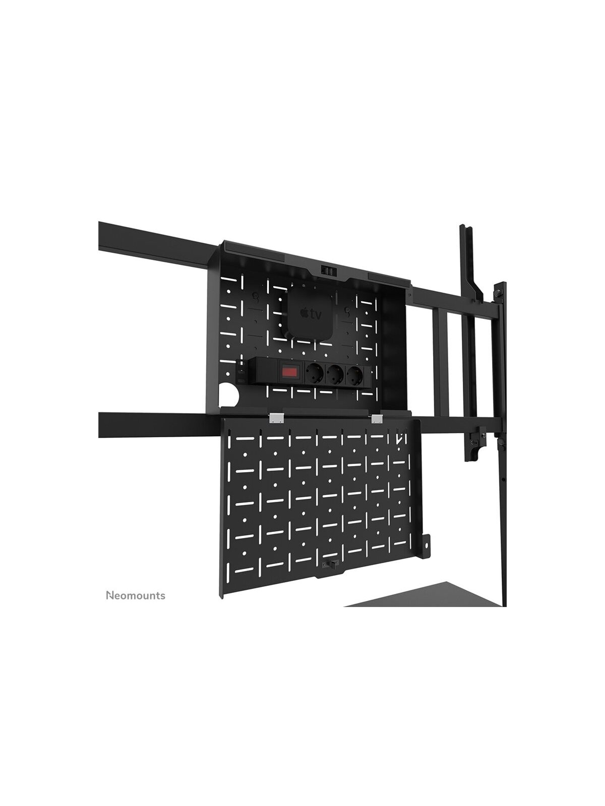 Neomounts Floor stand | FL50-575BL1 TV trolley | Adjustable Height | 65-110 " | Maximum weight (capacity) 125 kg | Black 10 Neomounts Floor stand | FL50-575BL1 TV trolley | Adjustable Height | 65-110 " | Maximum weight (capacity) 125 kg | Black 10