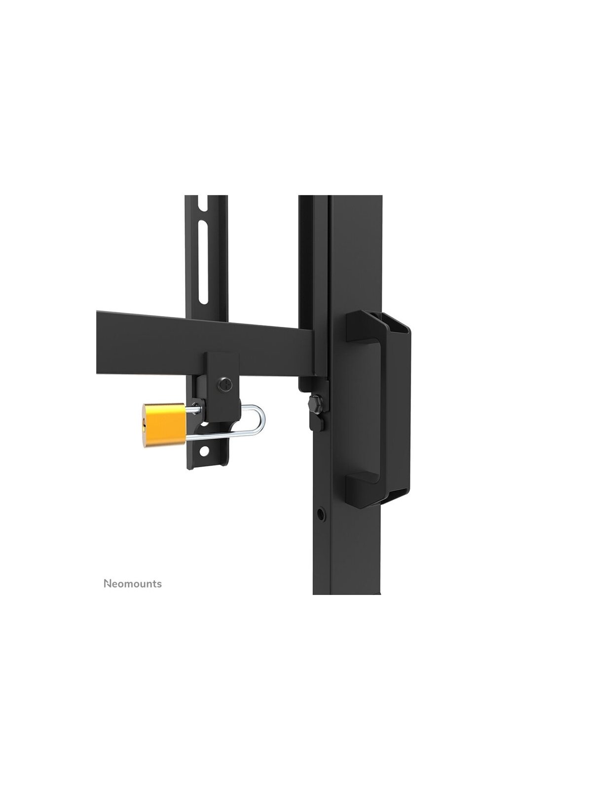 Neomounts Floor stand | FL50-575BL1 TV trolley | Adjustable Height | 65-110 " | Maximum weight (capacity) 125 kg | Black 7 Neomounts Floor stand | FL50-575BL1 TV trolley | Adjustable Height | 65-110 " | Maximum weight (capacity) 125 kg | Black 7