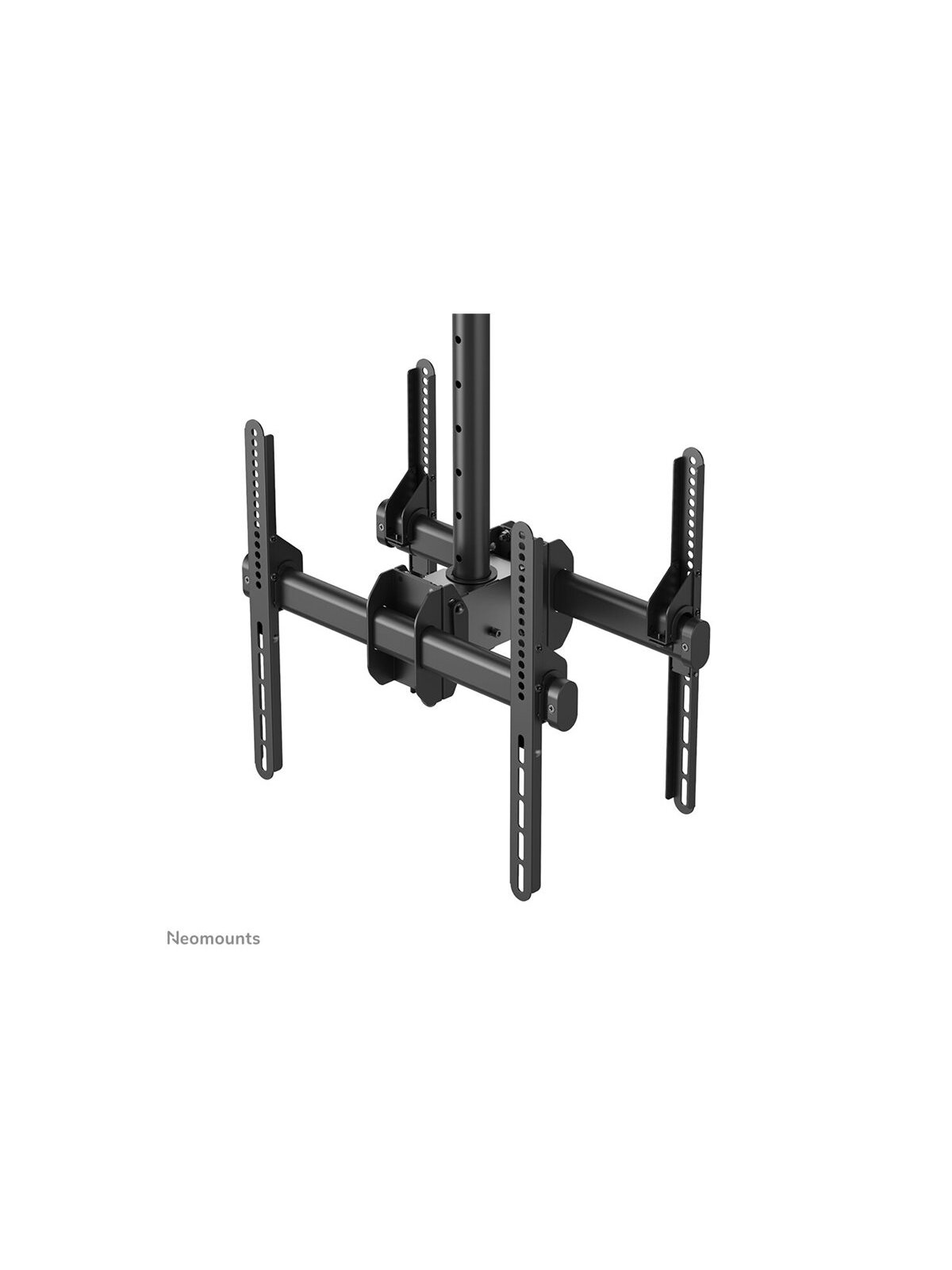 Neomounts NM-C440DBLACK Dual monitor/TV mount ceiling | Adjustable Height, Rotate, Tilt, Swivel | 32-60 " | Maximum weight (capacity) 45 kg | Black 4