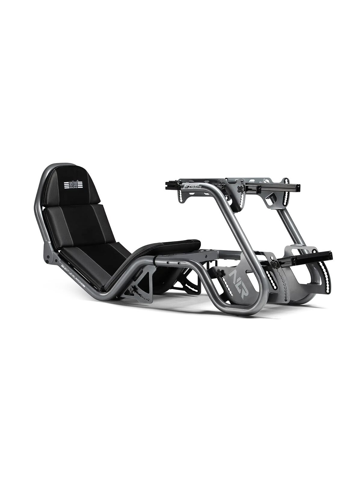 Next Level Racing | Steel | Racing Simulator Cockpit | F-GT Pro Formula and GT Grey Edition | Grey Next Level Racing | Steel | Racing Simulator Cockpit | F-GT Pro Formula and GT Grey Edition | Grey
