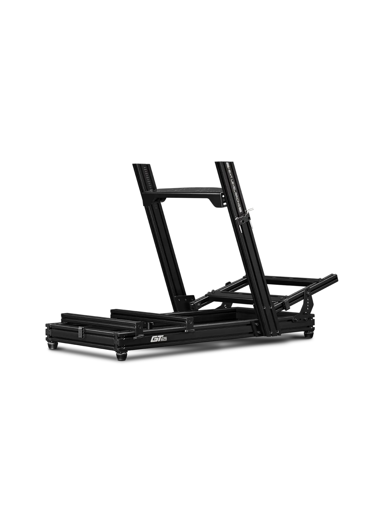 Next Level Racing Aluminium Simulator Cockpit, Wheel Plate Edition | GTElite Lite | Black 2 Next Level Racing Aluminium Simulator Cockpit, Wheel Plate Edition | GTElite Lite | Black 2