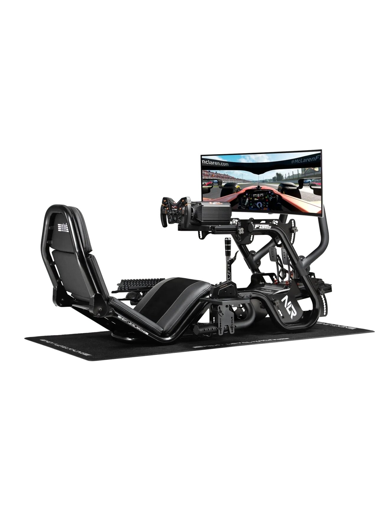 Next Level Racing F-GT Pro Shifter and Handbrake Arm Add-on | Maximum weight (capacity) 30 kg | Black 4