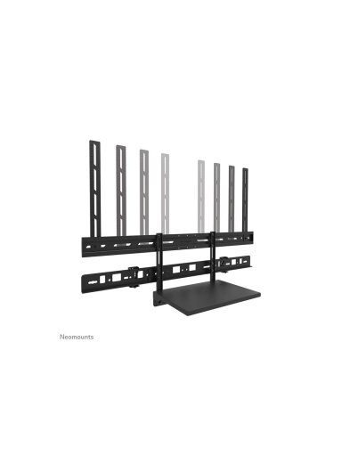 Neomounts AV60-500BL Videobar and laptop shelf kit | Universal | 43-110 " | Maximum weight (capacity) 8 kg | Black