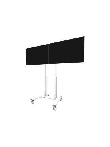 Neomounts Floor stand | ADM-875WH2 Dual screen adapter | Adjustable Height | 42-65 " | Maximum weight (capacity) 40 kg | White Neomounts Floor stand | ADM-875WH2 Dual screen adapter | Adjustable Height | 42-65 " | Maximum weight (capacity) 40 kg | White