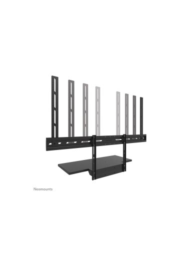 Neomounts Floor stand | AV40-500BL Keyboard Shelf Kit | Height adjustment | 43-110 " | Maximum weight (capacity) 2.5 kg | Black