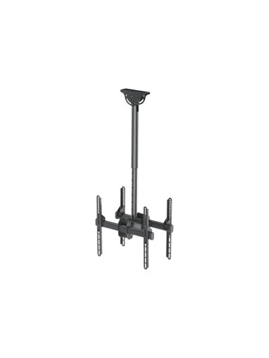 Neomounts NM-C440DBLACK Dual monitor/TV mount ceiling | Adjustable Height, Rotate, Tilt, Swivel | 32-60 " | Maximum weight (capacity) 45 kg | Black Neomounts NM-C440DBLACK Dual monitor/TV mount ceiling | Adjustable Height, Rotate, Tilt, Swivel | 32-60 " | Maximum weight (capacity) 45 kg | Black
