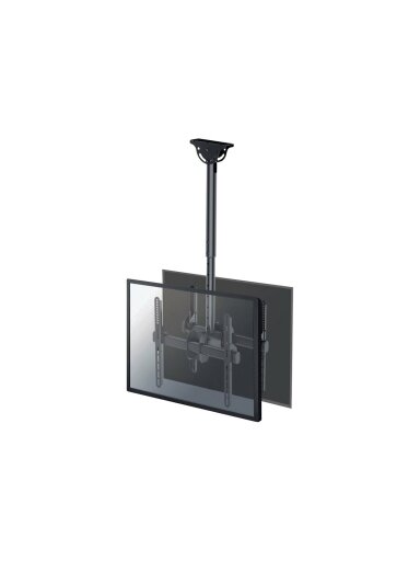 Neomounts NM-C440DBLACK Dual monitor/TV mount ceiling | Adjustable Height, Rotate, Tilt, Swivel | 32-60 " | Maximum weight (capacity) 45 kg | Black Neomounts NM-C440DBLACK Dual monitor/TV mount ceiling | Adjustable Height, Rotate, Tilt, Swivel | 32-60 " | Maximum weight (capacity) 45 kg | Black