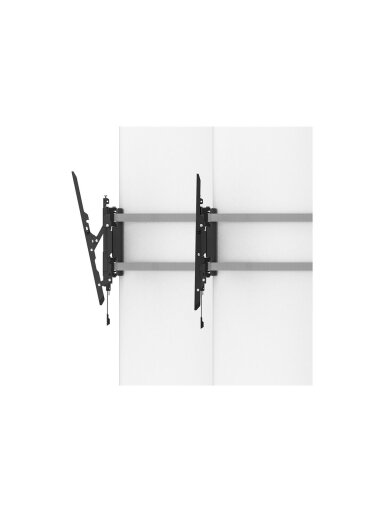 Neomounts Pillar Mount | WL35S-910BL16 | Levelling, tilt | 40-75 " | Maximum weight (capacity) 50 kg | Black