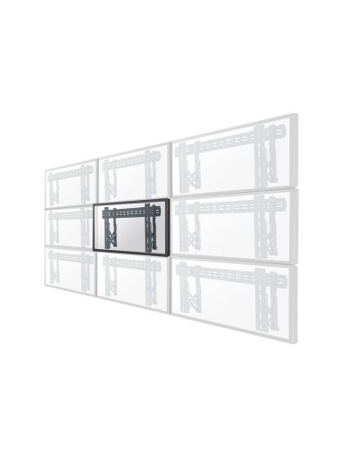 Neomounts Wall mount | LED-VW1000BLACK Videowall wall mount | 40-75 " | Maximum weight (capacity) 50 kg | Black Neomounts Wall mount | LED-VW1000BLACK Videowall wall mount | 40-75 " | Maximum weight (capacity) 50 kg | Black