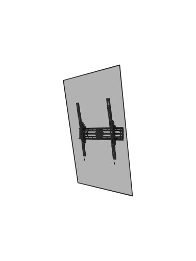 Neomounts Wall mount | WL35S-950BL19 | Tilt, Height adjustment, Width adjustment, Rotate | 55-115 " | Maximum weight (capacity) 160 kg | Black