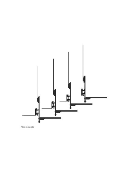 Neomounts AV60-500BL Videobar and laptop shelf kit | Universal | 43-110 " | Maximum weight (capacity) 8 kg | Black 8 Neomounts AV60-500BL Videobar and laptop shelf kit | Universal | 43-110 " | Maximum weight (capacity) 8 kg | Black 8