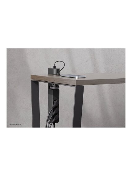 Neomounts | Desk socket with clamp and USB-C and USB-A ports - Quick charge | DS22-840BL6 14 Neomounts | Desk socket with clamp and USB-C and USB-A ports - Quick charge | DS22-840BL6 14