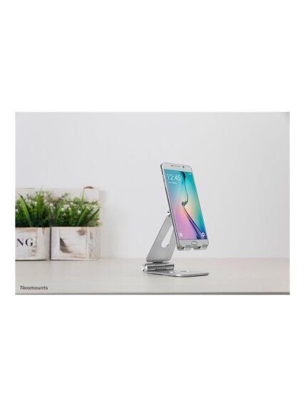 Neomounts | DS10-160SL1 | Adjustable | Phone stand | Silver | 7 " 10