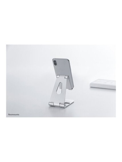 Neomounts | DS10-160SL1 | Adjustable | Phone stand | Silver | 7 " 12