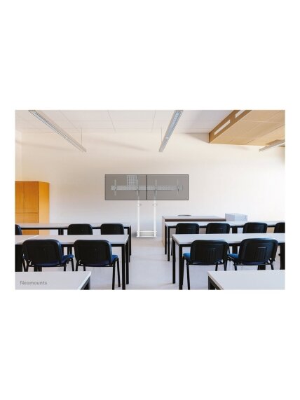 Neomounts Floor stand | ADM-875WH2 Dual screen adapter | Adjustable Height | 42-65 " | Maximum weight (capacity) 40 kg | White 10 Neomounts Floor stand | ADM-875WH2 Dual screen adapter | Adjustable Height | 42-65 " | Maximum weight (capacity) 40 kg | White 10