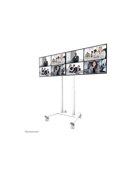 Neomounts Floor stand | ADM-875WH2 Dual screen adapter | Adjustable Height | 42-65 " | Maximum weight (capacity) 40 kg | White 2 Neomounts Floor stand | ADM-875WH2 Dual screen adapter | Adjustable Height | 42-65 " | Maximum weight (capacity) 40 kg | White 2