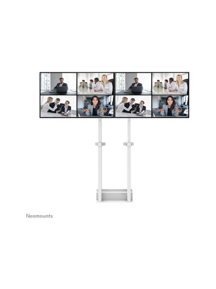 Neomounts Floor stand | ADM-875WH2 Dual screen adapter | Adjustable Height | 42-65 " | Maximum weight (capacity) 40 kg | White 5 Neomounts Floor stand | ADM-875WH2 Dual screen adapter | Adjustable Height | 42-65 " | Maximum weight (capacity) 40 kg | White 5