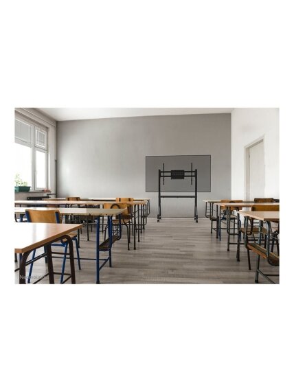 Neomounts Floor stand | FL50-525BL1 TV trolley | Adjustable Height | 55-86 " | Maximum weight (capacity) 76 kg | Black 4