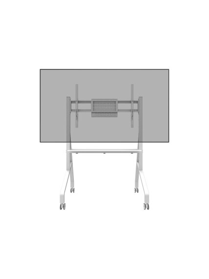 Neomounts Floor stand | FL50-525WH1 TV trolley | Adjustable Height | 55-86 " | Maximum weight (capacity) 76 kg | White 2 Neomounts Floor stand | FL50-525WH1 TV trolley | Adjustable Height | 55-86 " | Maximum weight (capacity) 76 kg | White 2