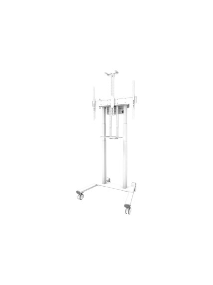Neomounts Floor stand | FL55-875WH1 TV trolley | Adjustable Height | 55-100 " | Maximum weight (capacity) 110 kg | White 1 Neomounts Floor stand | FL55-875WH1 TV trolley | Adjustable Height | 55-100 " | Maximum weight (capacity) 110 kg | White 1