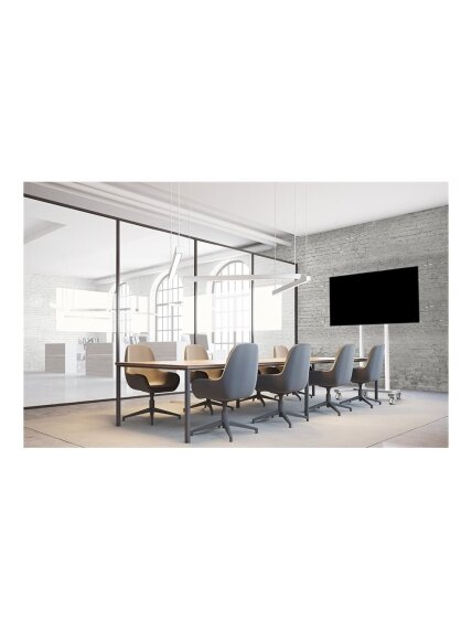Neomounts Floor stand | FL55-875WH1 TV trolley | Adjustable Height | 55-100 " | Maximum weight (capacity) 110 kg | White 14 Neomounts Floor stand | FL55-875WH1 TV trolley | Adjustable Height | 55-100 " | Maximum weight (capacity) 110 kg | White 14