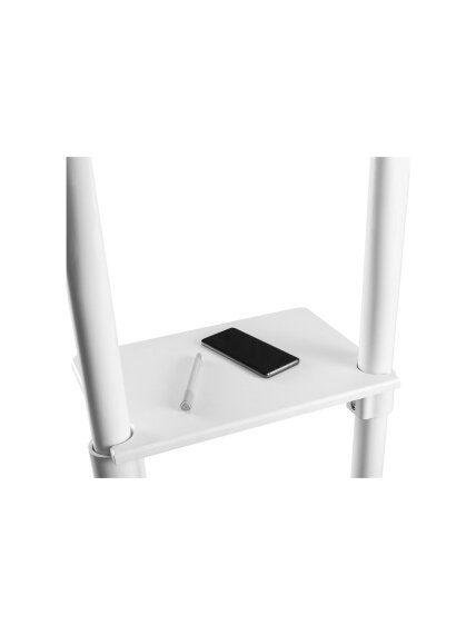 Neomounts Floor stand | NS-M1250WHITE TV trolley | Rotate, Tilt | 37-70 " | Maximum weight (capacity) 70 kg | White 8
