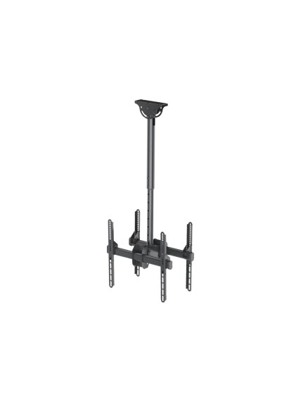 Neomounts NM-C440DBLACK Dual monitor/TV mount ceiling | Adjustable Height, Rotate, Tilt, Swivel | 32-60 " | Maximum weight (capacity) 45 kg | Black 1
