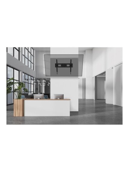 Neomounts Wall mount | WL35-750BL18 Heavy duty wall mount | Adjustable Height, Tilt | 43-98 " | Maximum weight (capacity) 125 kg | Black 12