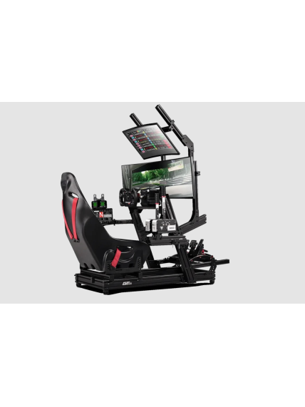 Next Level Racing | Aluminum; Carbon Steel | Racing Simulator Cockpit | GTElite Wheel Plate Edition | Black 4 Next Level Racing | Aluminum; Carbon Steel | Racing Simulator Cockpit | GTElite Wheel Plate Edition | Black 4