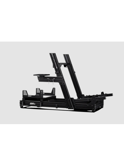 Next Level Racing | Aluminum; Carbon Steel | Racing Simulator Cockpit | GTElite Wheel Plate Edition | Black Next Level Racing | Aluminum; Carbon Steel | Racing Simulator Cockpit | GTElite Wheel Plate Edition | Black