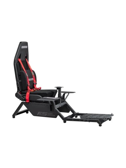 Next Level Racing | Flight Simulator Cockpit | Black and Red Next Level Racing | Flight Simulator Cockpit | Black and Red