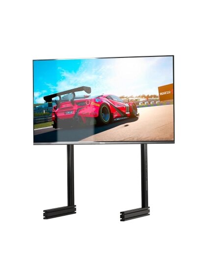 Next Level Racing Floor stand | ELITE Free Standing Single Monitor Stand | Vertical adjustment | 65 " | Black 2