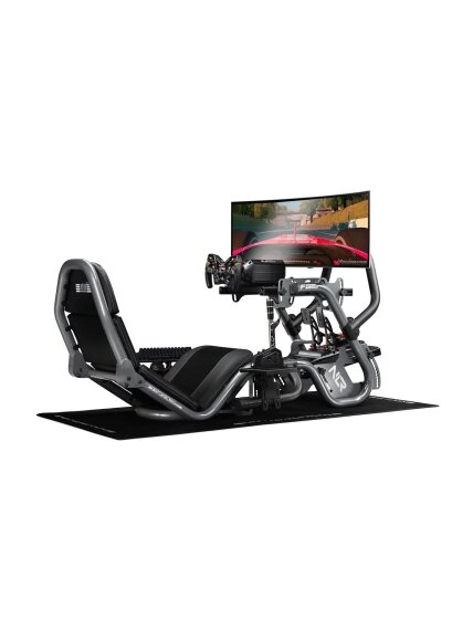 Next Level Racing | Steel | Racing Simulator Cockpit | F-GT Pro Formula and GT Grey Edition | Grey 4