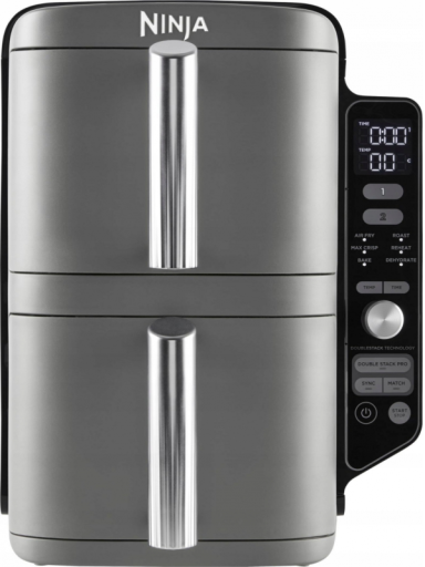 NINJA Double Stack XL Air Fryer | SL400EU | Power 2470 W | Capacity 9.5 L | Black/Grey