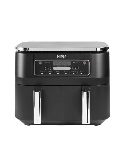 NINJA | Air Fryer | AF300 | Power 1 frying compartment: 1200 W; 2 frying compartments: 2400 W W | Capacity 7.6 L | Black 2 NINJA | Air Fryer | AF300 | Power 1 frying compartment: 1200 W; 2 frying compartments: 2400 W W | Capacity 7.6 L | Black 2