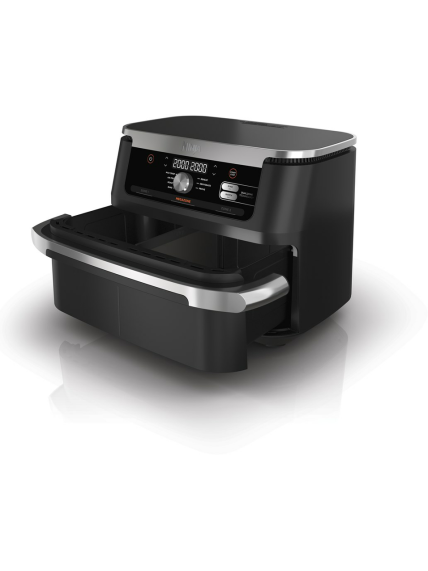 NINJA | Double Air Fryer | AF500EU Foodi FlexDrawer | Power 2470 W | Capacity 10.4 L | Black 6