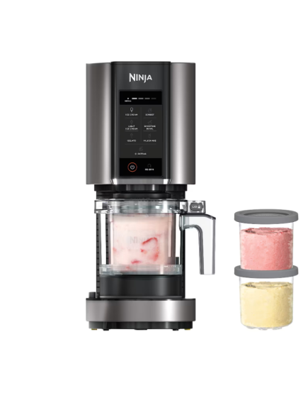 NINJA Ice Cream Maker | NC302EU CREAMi 7-in-1 | Power 800 W | Capacity 0.493 L | Black/Silver NINJA Ice Cream Maker | NC302EU CREAMi 7-in-1 | Power 800 W | Capacity 0.493 L | Black/Silver