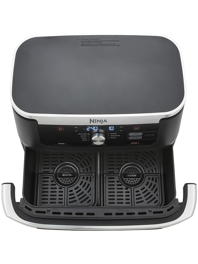 NINJA | Double Air Fryer | AF500EU Foodi FlexDrawer | Power 2470 W | Capacity 10.4 L | Black 2