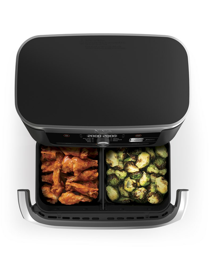 NINJA | Double Air Fryer | AF500EU Foodi FlexDrawer | Power 2470 W | Capacity 10.4 L | Black 10