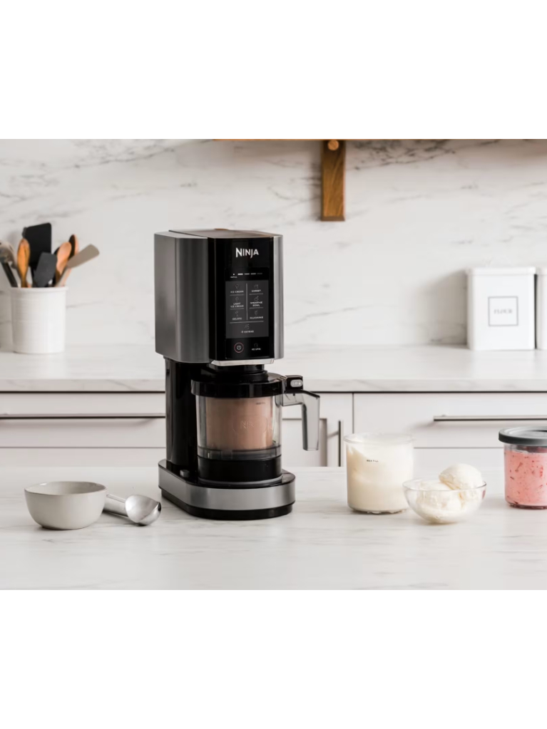 NINJA Ice Cream Maker | NC302EU CREAMi 7-in-1 | Power 800 W | Capacity 0.493 L | Black/Silver 2 NINJA Ice Cream Maker | NC302EU CREAMi 7-in-1 | Power 800 W | Capacity 0.493 L | Black/Silver 2