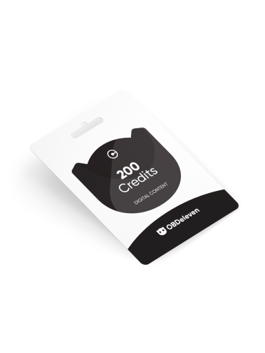 OBDeleven 200 Credits Card