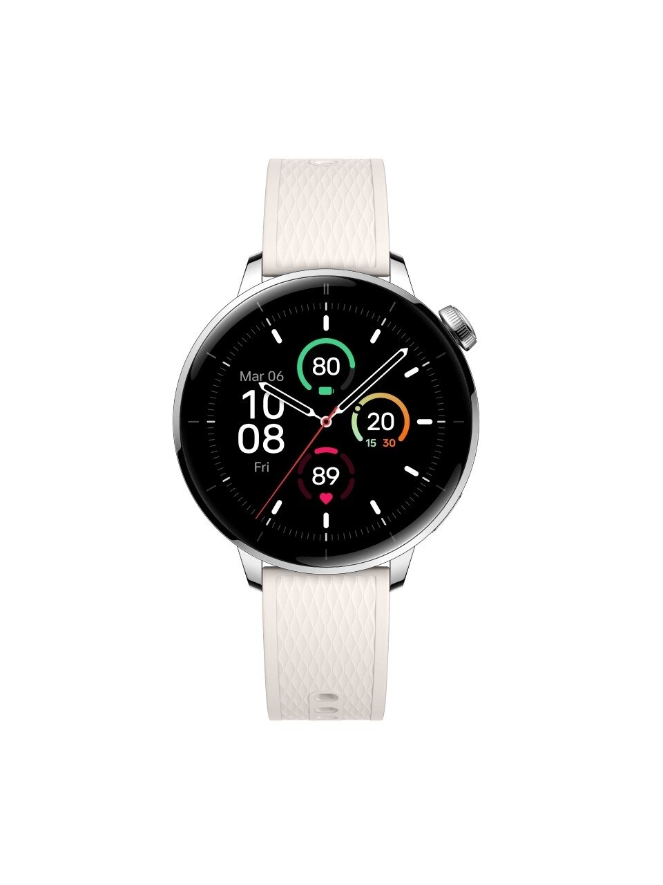 OnePlus Watch 3 (43mm) | Smart watch | GPS (satellite) | AMOLED | 1.32" | Silver Steel
