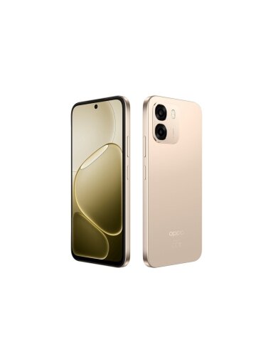 OPPO A6 4G (CPH2817) | Aurora Gold | 6.75 " | IPS LCD | 1570 x 720 pixels | Qualcomm | Snapdragon 685 | Internal RAM 6 GB | 256 GB | Dual SIM | 4G | Main camera resolution 50 MP | Secondary camera resolution 8 MP | Android | 15 | 7000 mAh