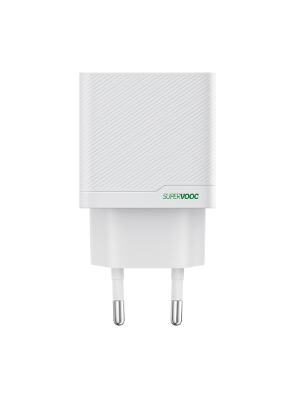 OPPO SUPERVOOC 45W Dual-Port Charger (White), OSAB4CB4AE 1 OPPO SUPERVOOC 45W Dual-Port Charger (White), OSAB4CB4AE 1