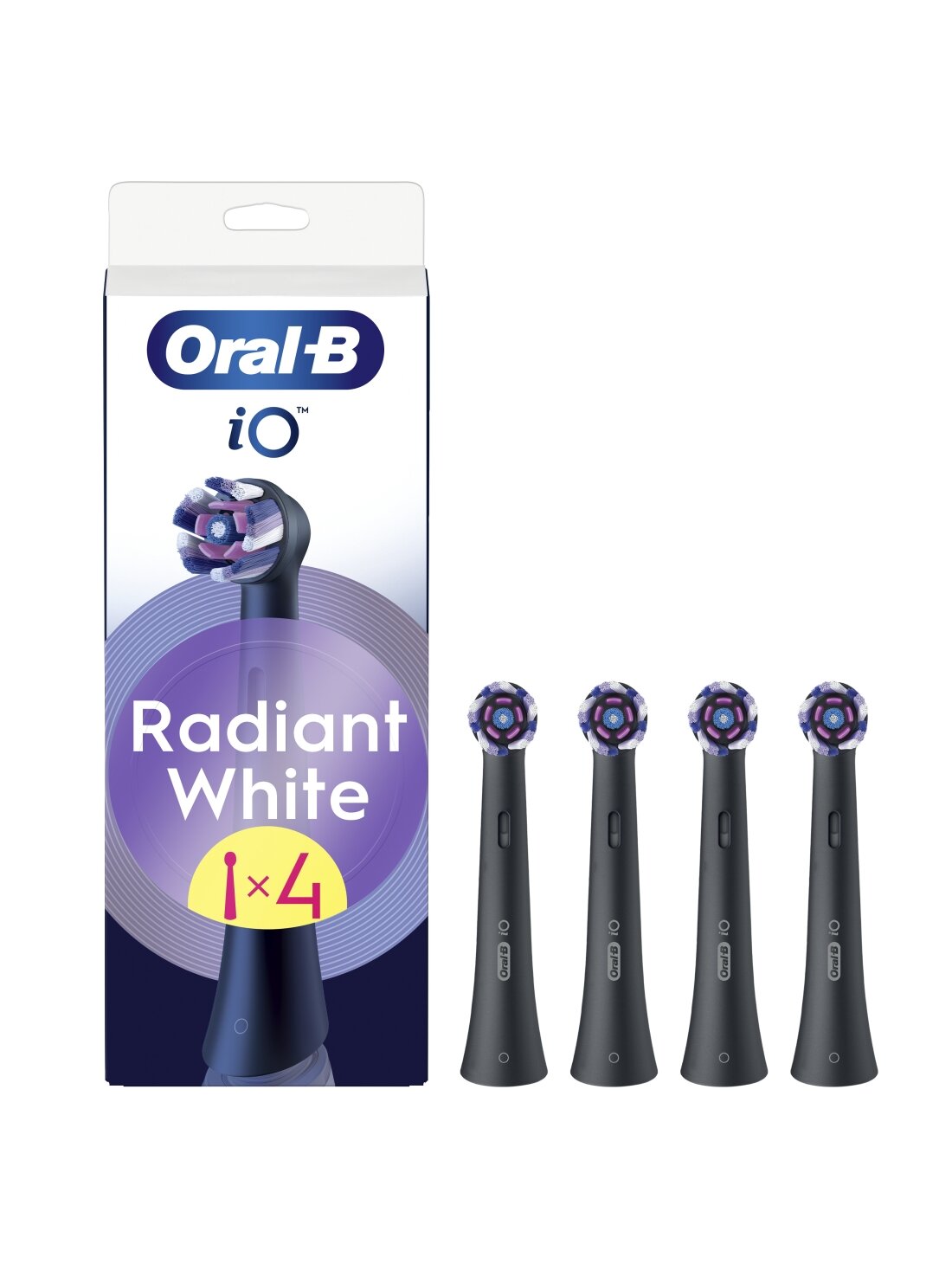 Oral-B | Replaceable toothbrush heads | iO Whitening | Heads | For adults | Number of brush heads included 4 Oral-B | Replaceable toothbrush heads | iO Whitening | Heads | For adults | Number of brush heads included 4
