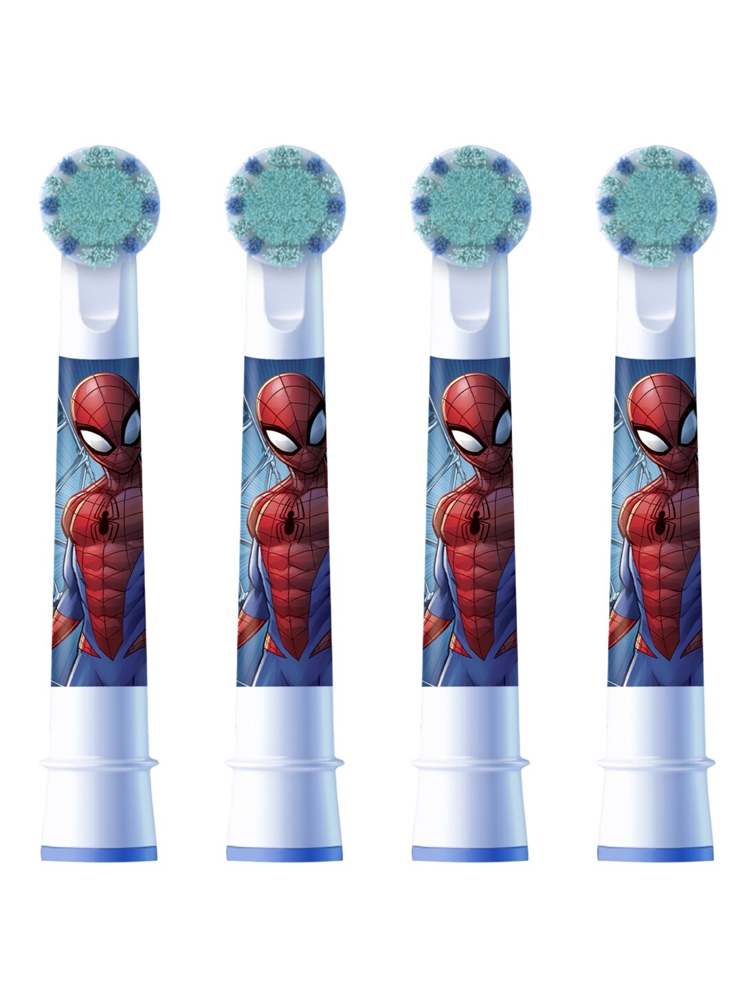 Oral-B Replacement Toothbrush Heads | EB10 4 refill Spiderman | Heads | For kids | Number of brush heads included 4 1
