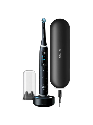 Oral-B | Electric Toothbrush | iO10 Series | Rechargeable | For adults | Number of brush heads included 1 | Number of teeth brushing modes 7 | Cosmic Black